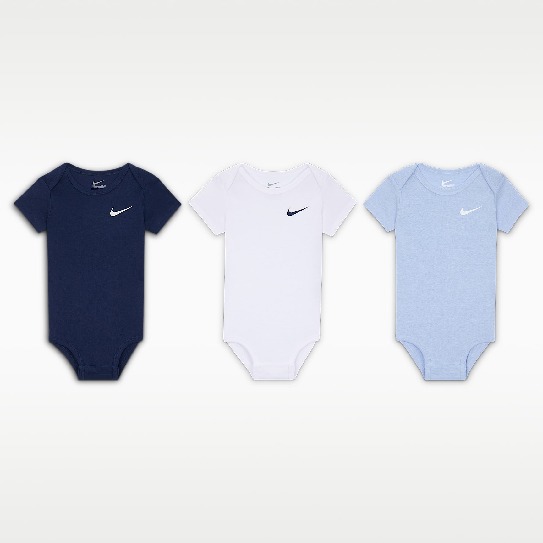 Nike Mini Me Baby (6-12M) Bodysuits (3-Pack). Nike.com